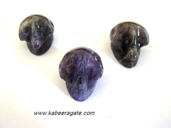 Amethyst Skulls